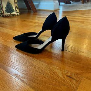 JustFab black heels size 8
